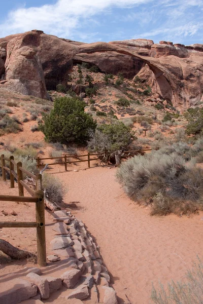 Path to Landscape Arch — Stock Photo, Image