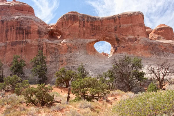 Tunnel Arch at Arches National Park — Stock Photo, Image