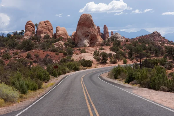 Highway in Arches National Park — Stock Photo, Image