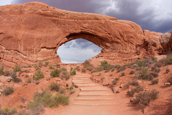 North Window at Arches National Park — Stock Photo, Image
