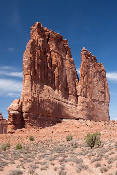 The Organ rock formation Arches National Park — Stock Photo, Image