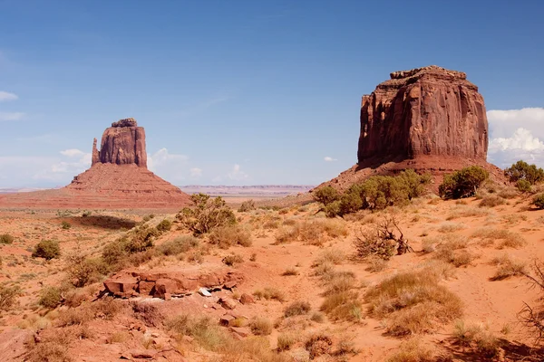 The Mittens at Monument Valley — Stock Photo, Image
