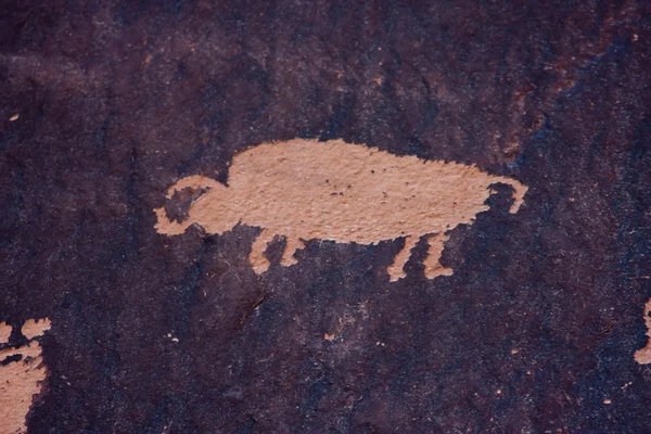 Petroglyphs at Newspaper Rock, Indian Creek, Utah — Stock Photo, Image