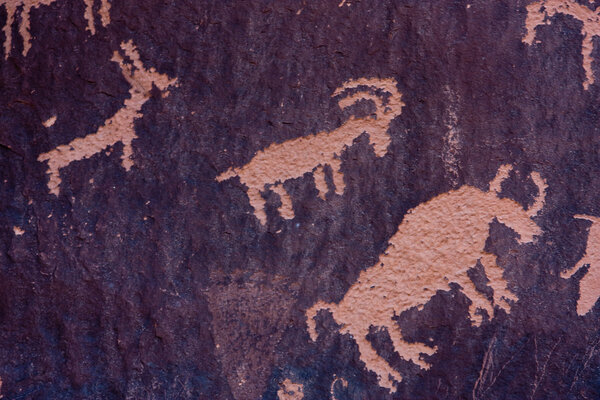 Petroglyphs at Newspaper Rock, Indian Creek, Utah