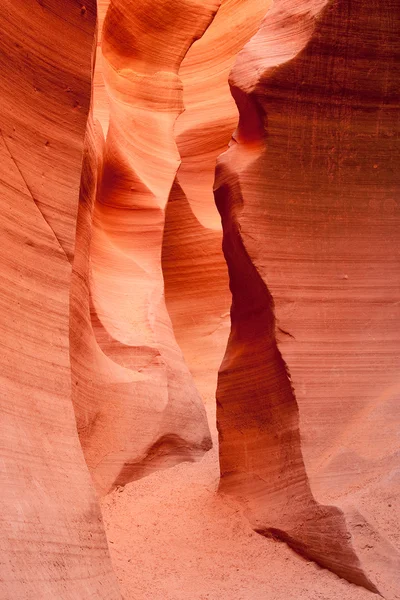 Stěny nižších antelope canyon — Stock fotografie