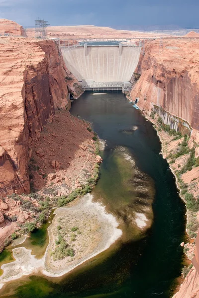 Glen Canyon Dam near Page, Arizona. — Stock Photo, Image