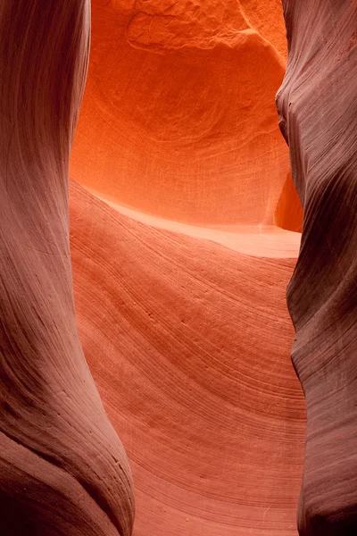 Stěny nižších antelope canyon — Stock fotografie