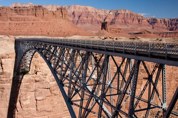 Pont Navajo sur le fleuve Colorado et le Grand Canyon — Photo