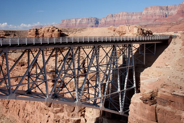 Ponte Navajo sul fiume Colorado e sul Grand Canyon — Foto Stock