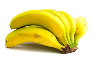 Bananas isolated on a white background clipart