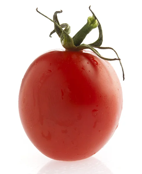 Tomat Ceri Diisolasi Pada Latar Belakang Putih — Stok Foto