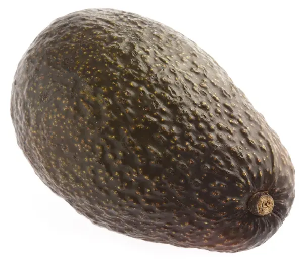 Одиночный Авокадо Выделенный Белом Фоне — стоковое фото