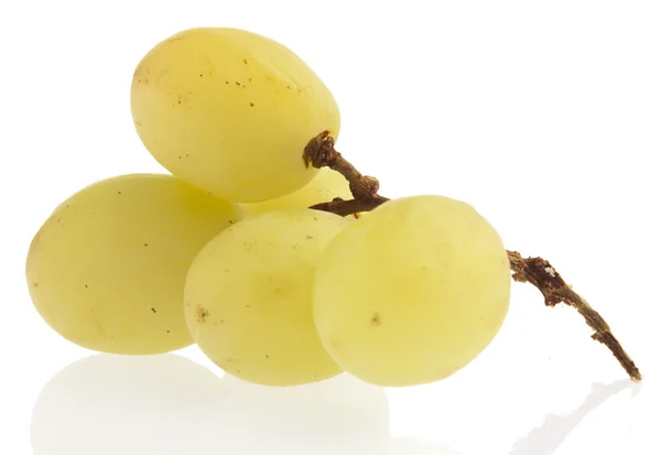 孤立在白色背景上的新鲜葡萄 — 图库照片
