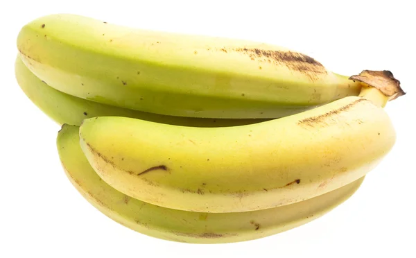 Racimo Plátano Aislado Sobre Fondo Blanco — Foto de Stock