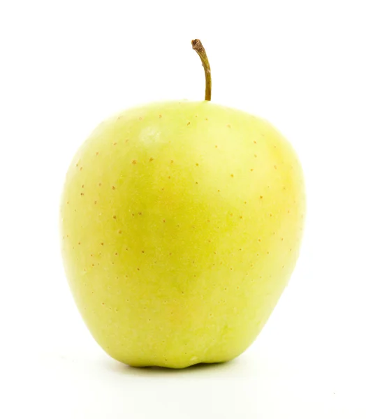 Beyaz Arkaplanda Yeşil Elma Izole Edilmiş — Stok fotoğraf