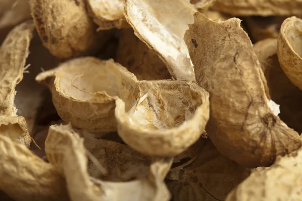 stock image Peanuts stack isolated on a white background