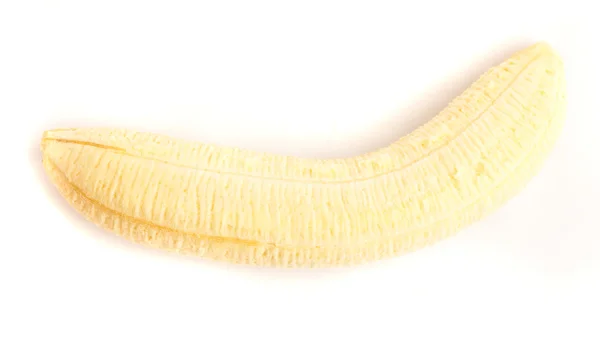 Banán Elszigetelt Fehér Background — Stock Fotó