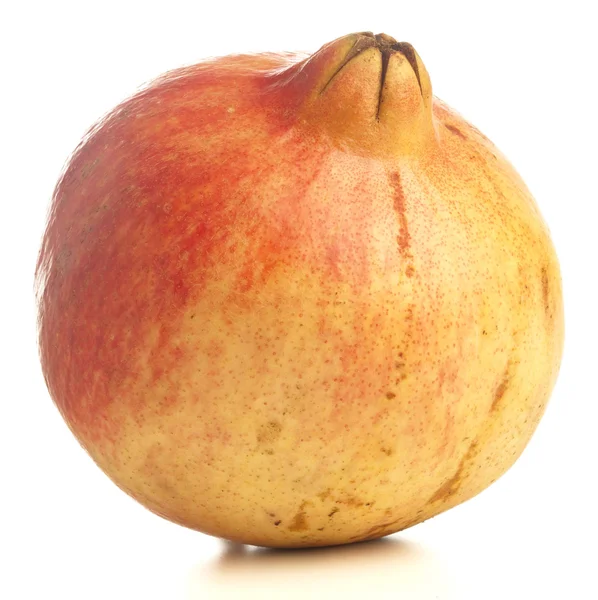 Čerstvé Granátové Jablko Izolované Bílém Pozadí — Stock fotografie