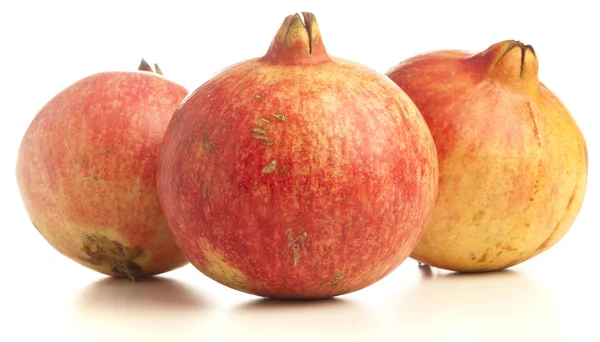 stock image fresh pomegranate isolated on a white background