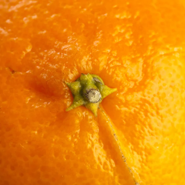 Extrême Gros Plan Une Texture Orange Mandarine — Photo