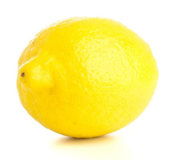 Лимони Ізольовані Білому Фоні — стокове фото