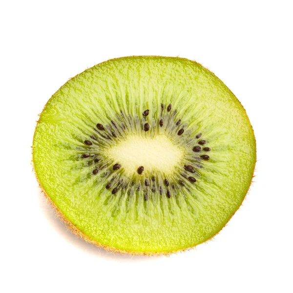 Kiwi Geïsoleerd Een Witte Achtergrond — Stockfoto