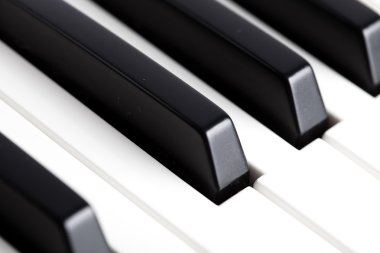 Piano closeup clipart