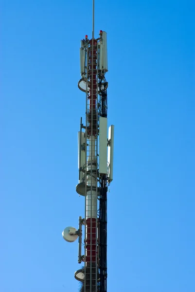GSM tower on sky background — Stock Photo, Image