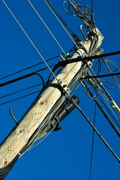 Elektriciteit post — Stockfoto