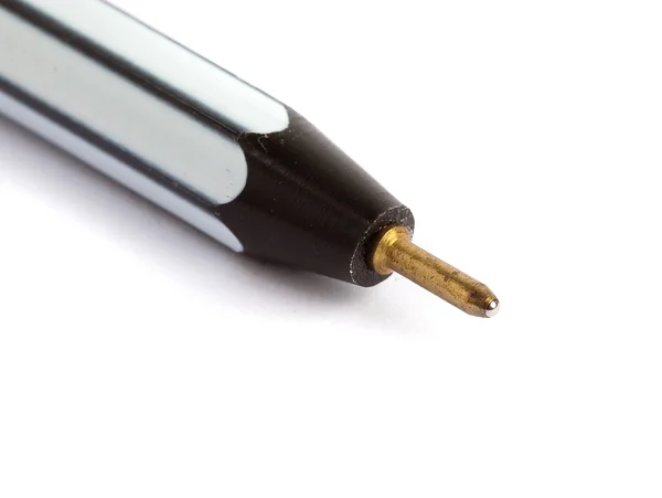 Офисная ручка поверх белой — стоковое фото