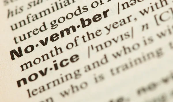 November — Stockfoto