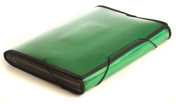 Green folder — Stock Photo, Image