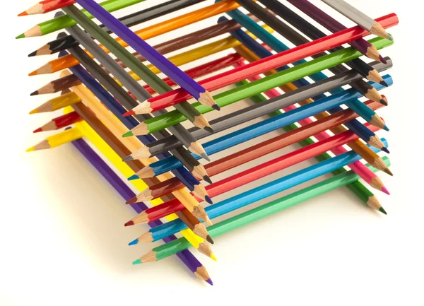 Crayones de madera —  Fotos de Stock