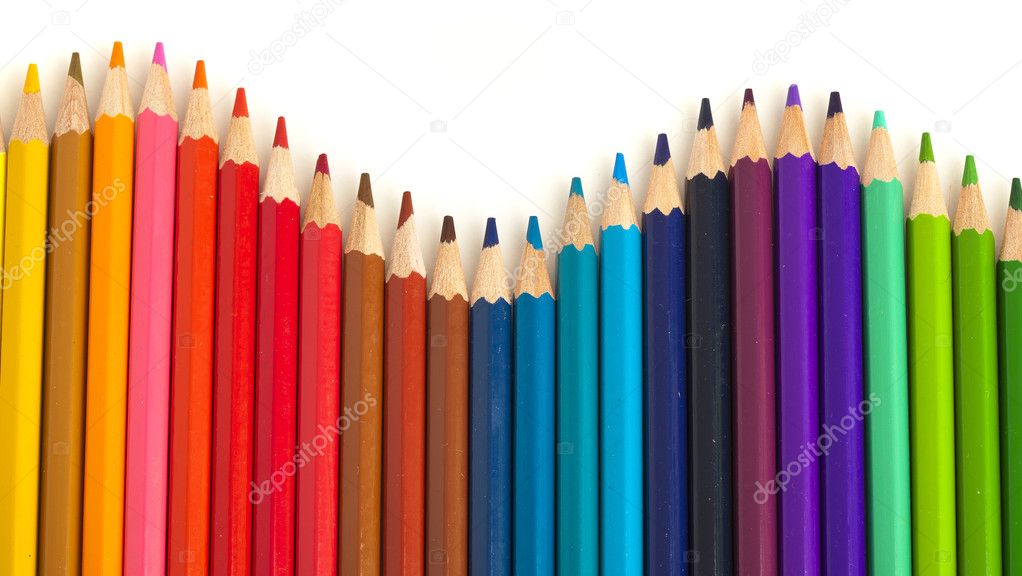 Crayons wave