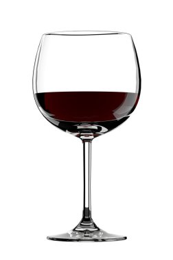 Red wine glass clipart