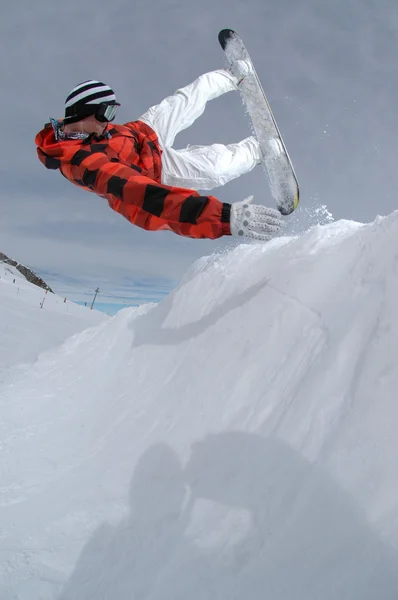 Freestyle snowboard atlama — Stok fotoğraf