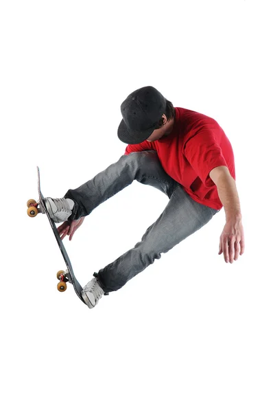 Skateboarder saltar —  Fotos de Stock