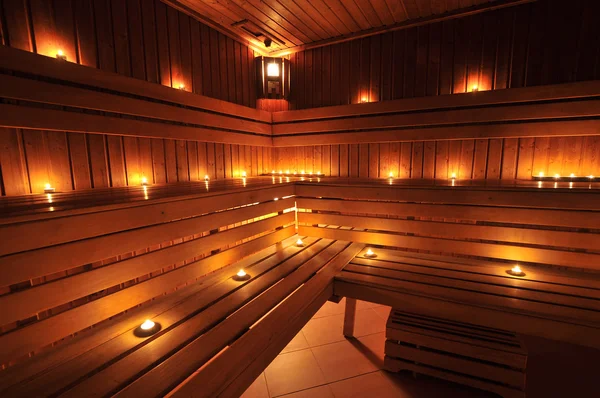 Sauna finlandesa Imagen de stock