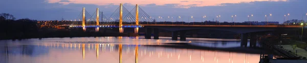 Millenium Bridge em Wroclaw, Polonia — Fotografia de Stock