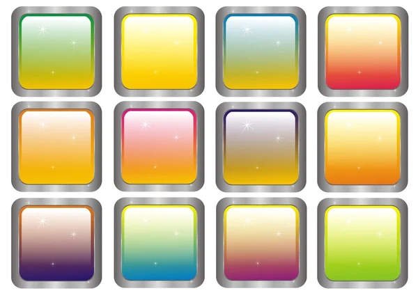 Stock image Square varicoloured elements of design