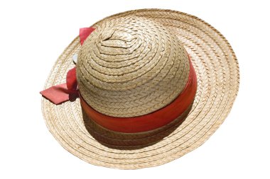 Straw hat clipart