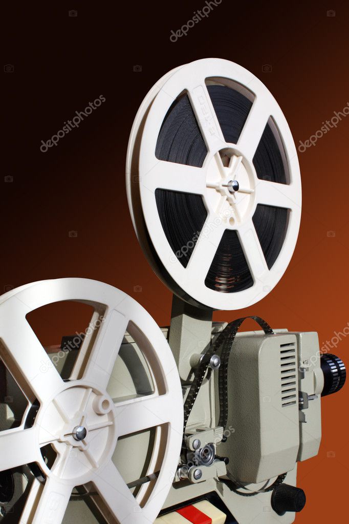 Retro film projector