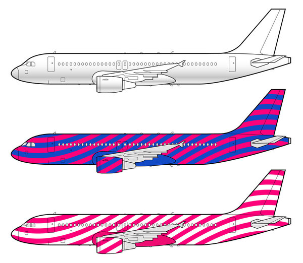 Boeing aircraft template