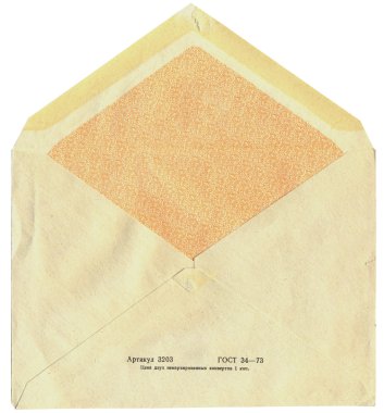 eski Sovyet posta zarf