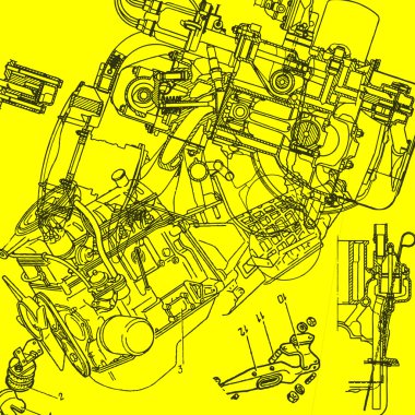 technical drawing background clipart