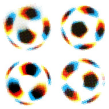 Football (soccer balls) clipart