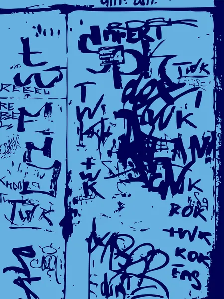 Graffiti Duvarı — Stok Vektör