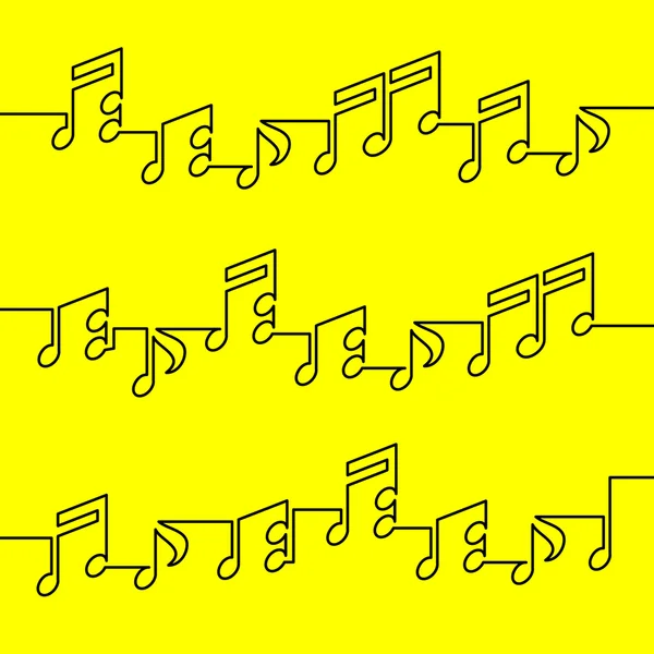 Музыкальная нотация — стоковый вектор