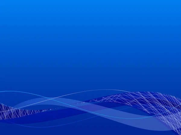 Μπλε Φόντο Για Παρουσίαση Κύματα — Διανυσματικό Αρχείο