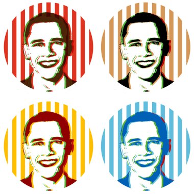 Obama illustrations clipart